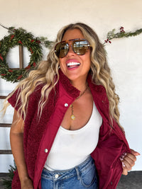 LINDEN SHERPA VEST JACKET