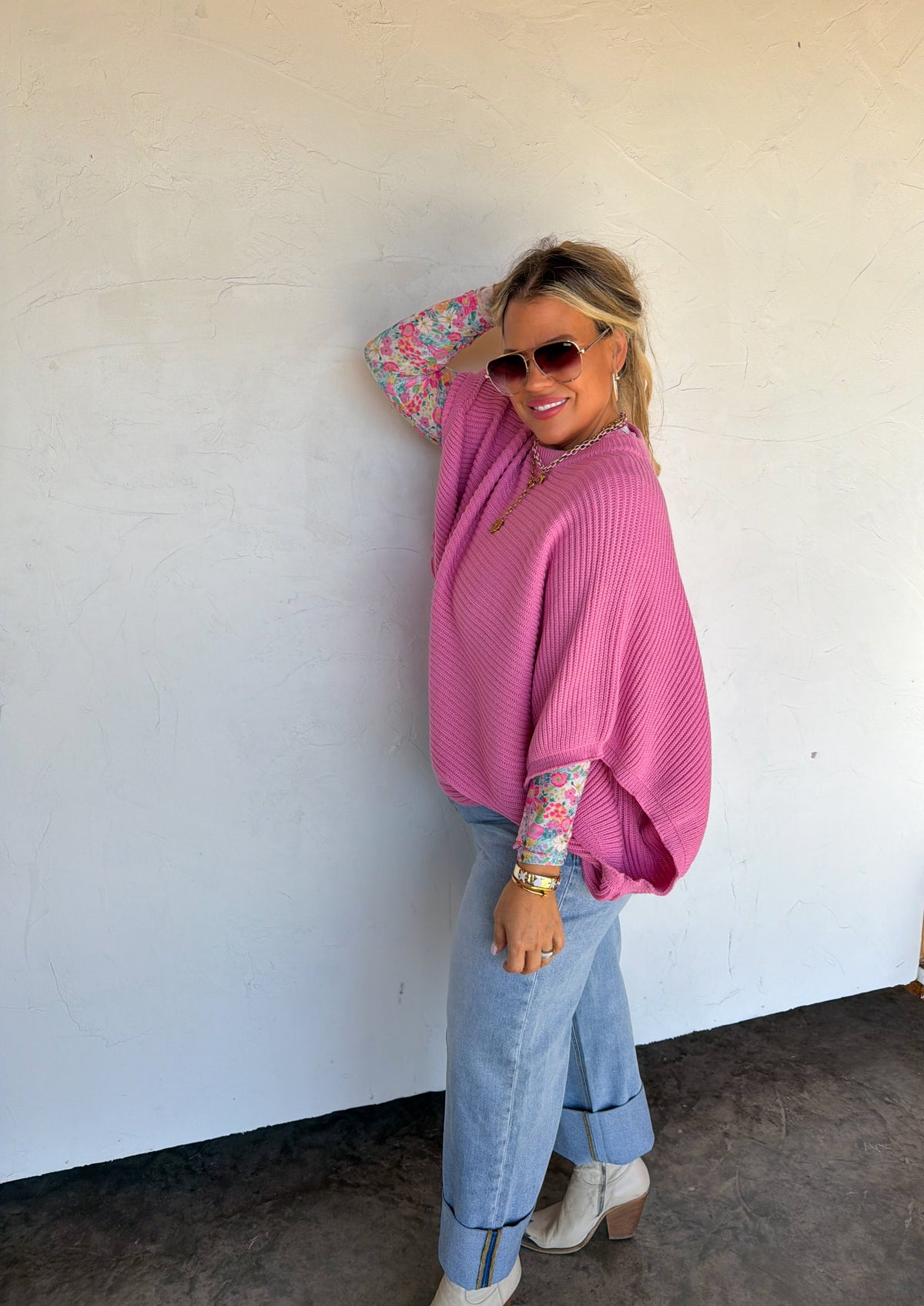 SPRING MEG PULLOVER PONCHO