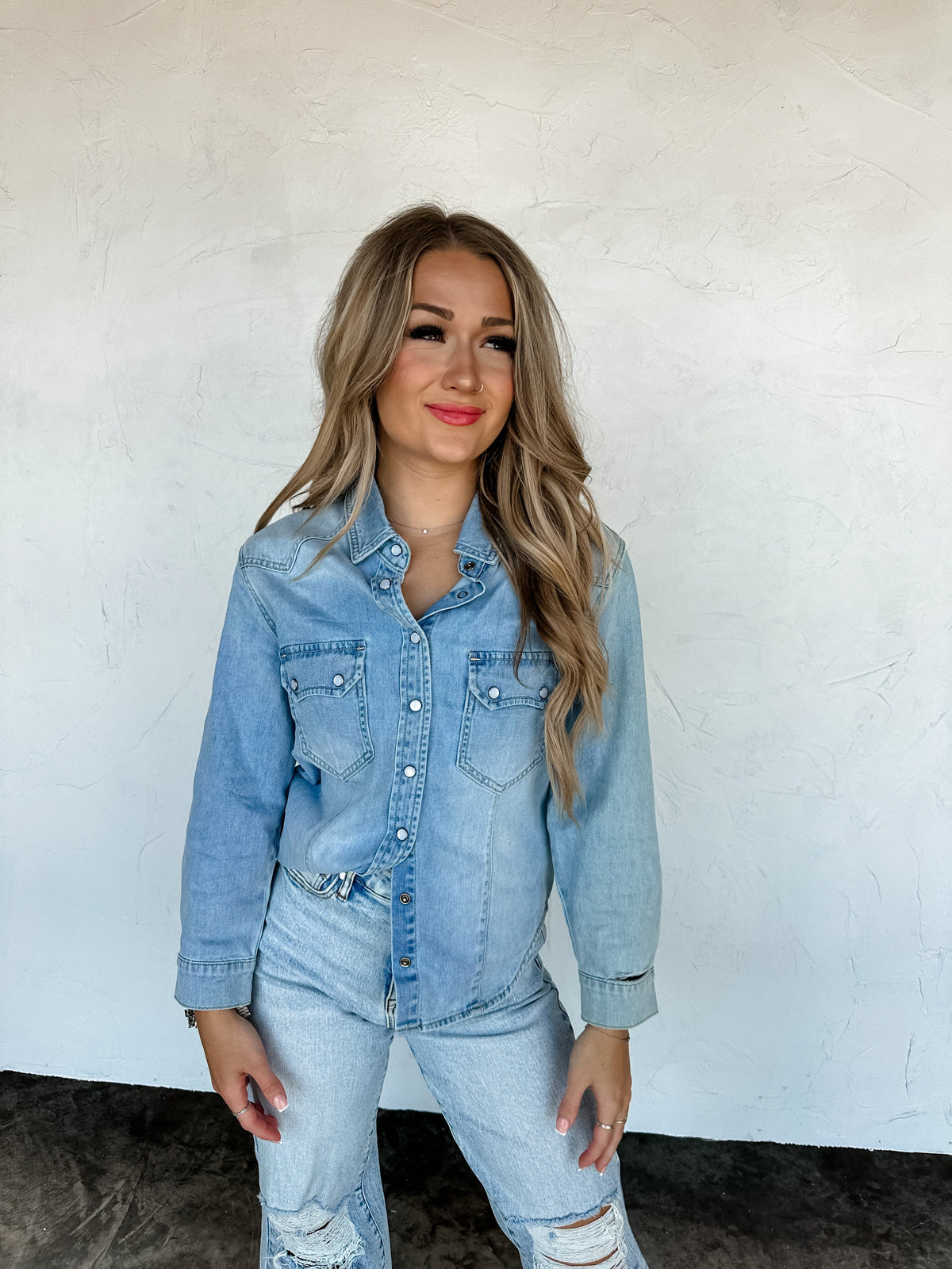 DOLLY DENIM TOP