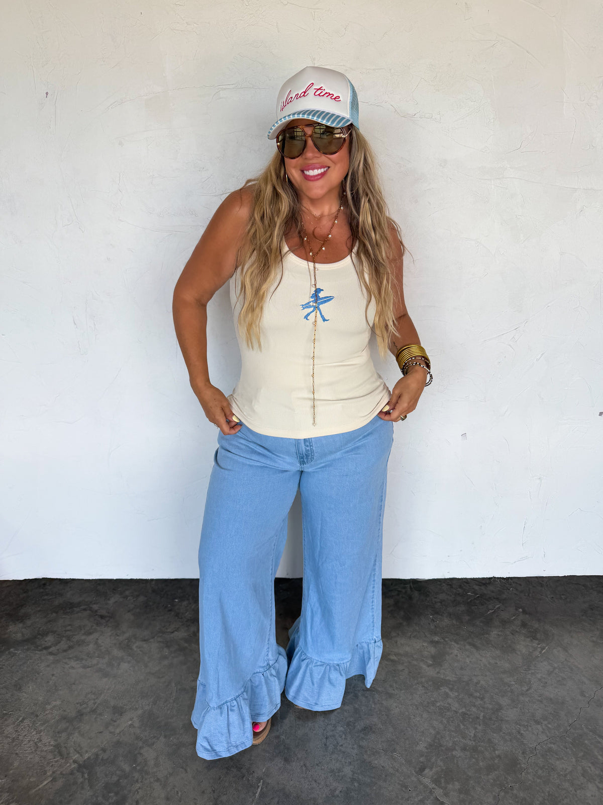 CALLIE RUFFLE JEANS