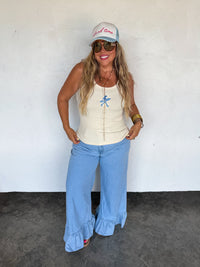 CALLIE RUFFLE JEANS