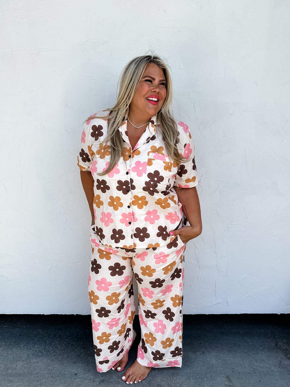 LUXE PRINT PAJAMA LOUNGE SET