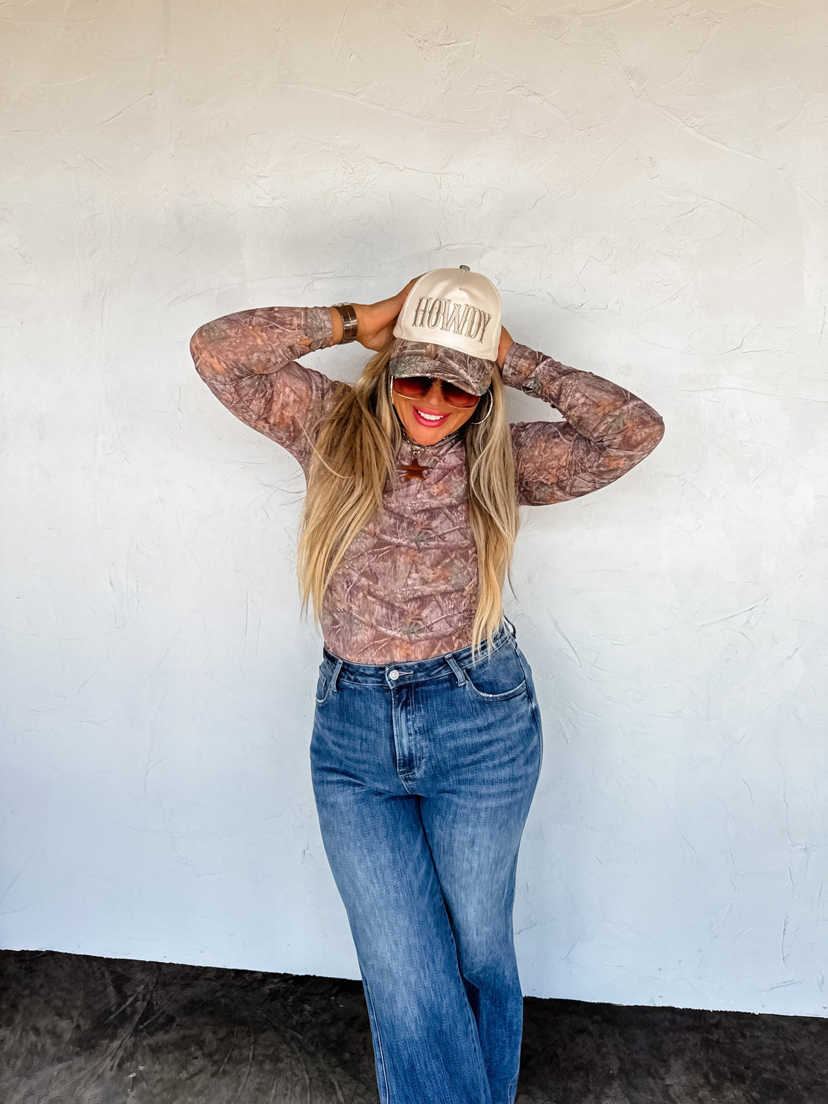 YEEHAW & HOWDY CAMO HAT