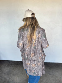 WOODLAND CAMO LOLA CARDIGAN