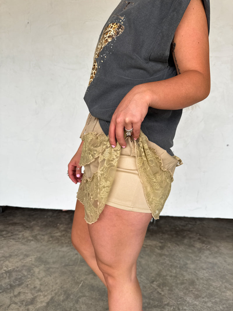 WILD HONEY LACE SKIRT