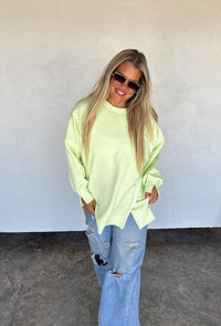 CANDY COLORS CLASSIC CREW PULLOVER