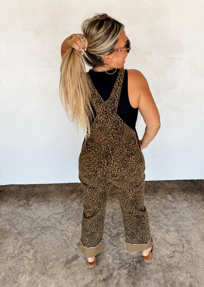DAHLIA CHEETAH OVERALLS