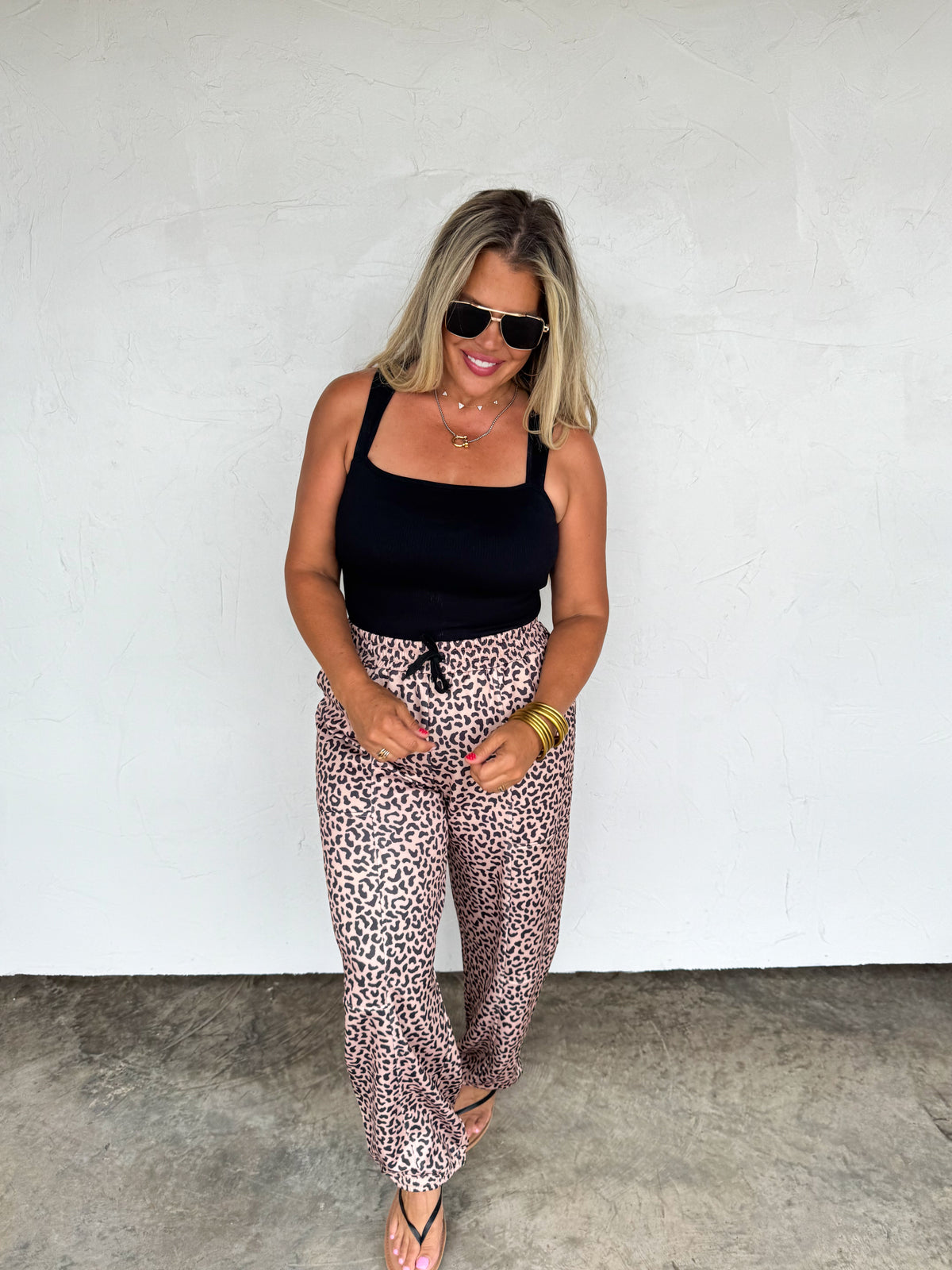 COCO CHEETAH JOGGER PANTS