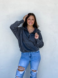 EASY DOES IT ZIP UP PULLOVER