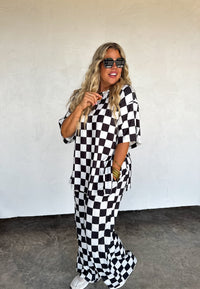 CHECKER POP PANTS