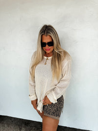 CHEETAH BRA & BIKER SHORT SET