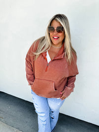 EASY DOES IT ZIP UP PULLOVER
