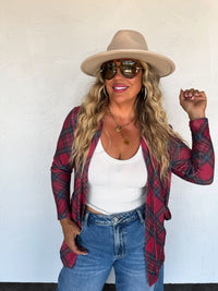 PLAID LOLA CARDIGANS