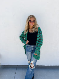 STRIPE MILEY DOT CARDIGAN