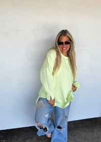 CANDY COLORS CLASSIC CREW PULLOVER