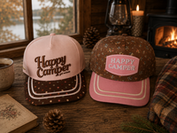HAPPY CAMPER TRUCKER HATS
