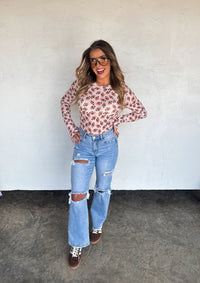 FOOTBALL DRESS IT UP MESH TOP