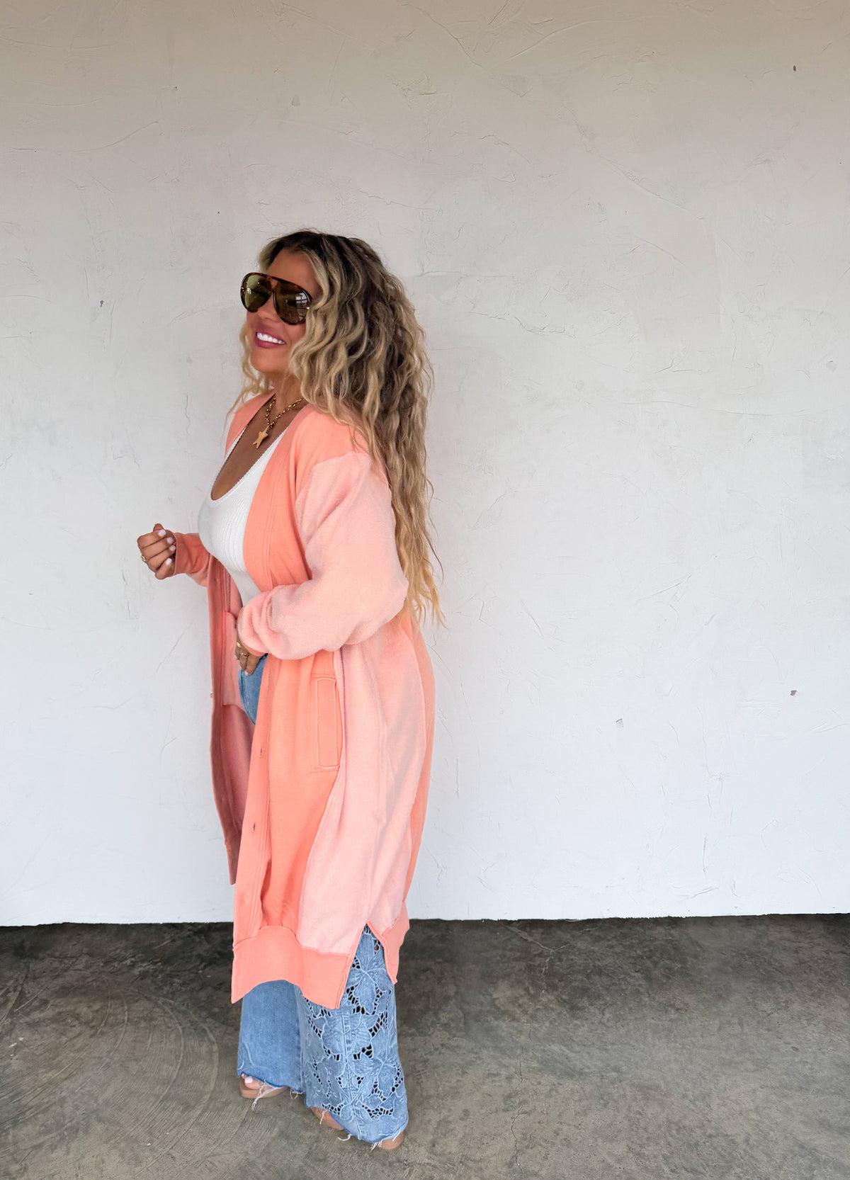SPRING DESI SWEATSHIRT CARDIGAN
