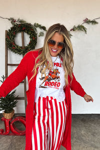 CHRISTMAS VERTICAL VIBES STRIPE PANTS