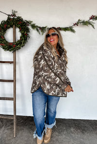 PRINTED PEYTON PUFFER JACKET