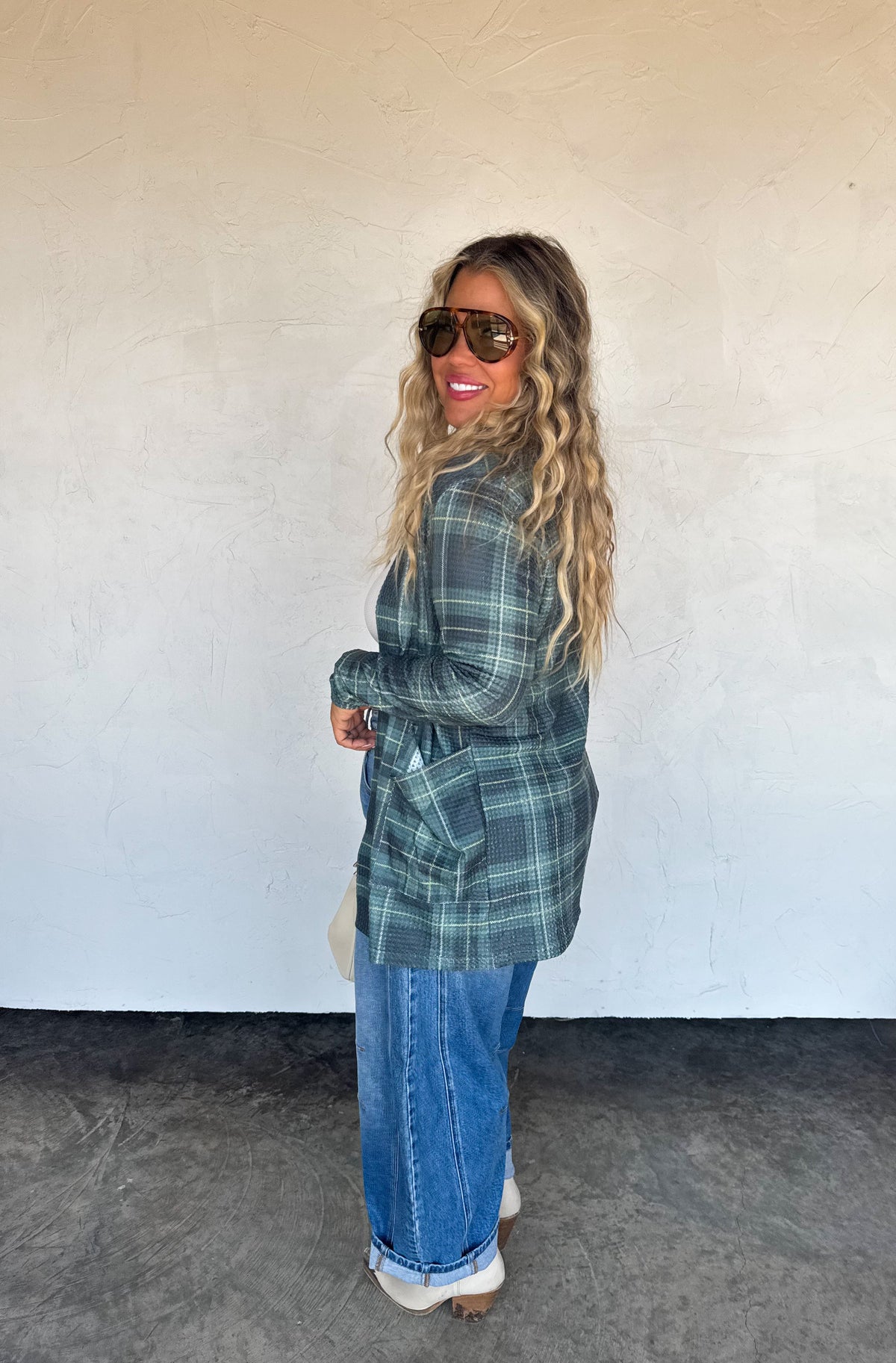 PLAID LOLA CARDIGANS