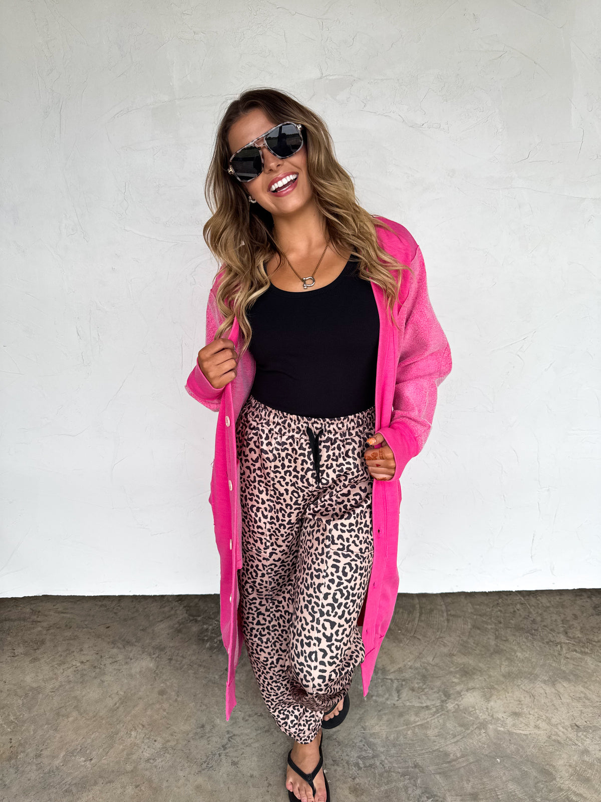 COCO CHEETAH JOGGER PANTS
