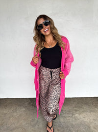 COCO CHEETAH JOGGER PANTS