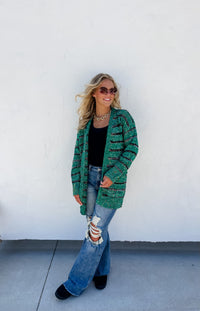 STRIPE MILEY DOT CARDIGAN
