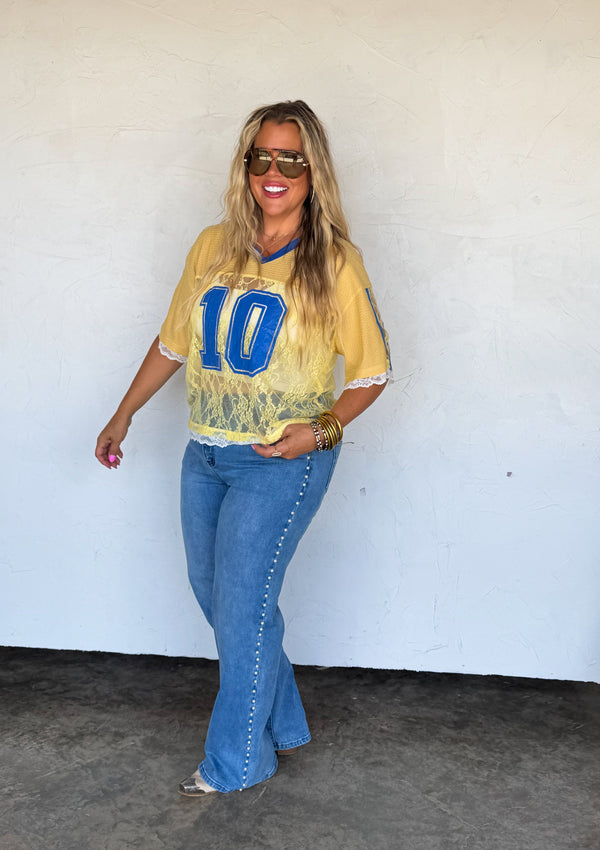 UPTOWN PEARL DENIM JEAN