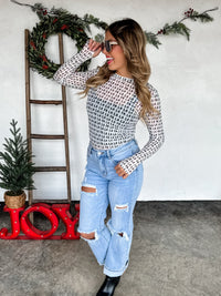 CHRISTMAS DRESS IT UP MESH TOPS