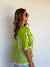 BLEACHER BABE LACE JERSEY