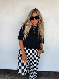 CHECKER POP PANTS