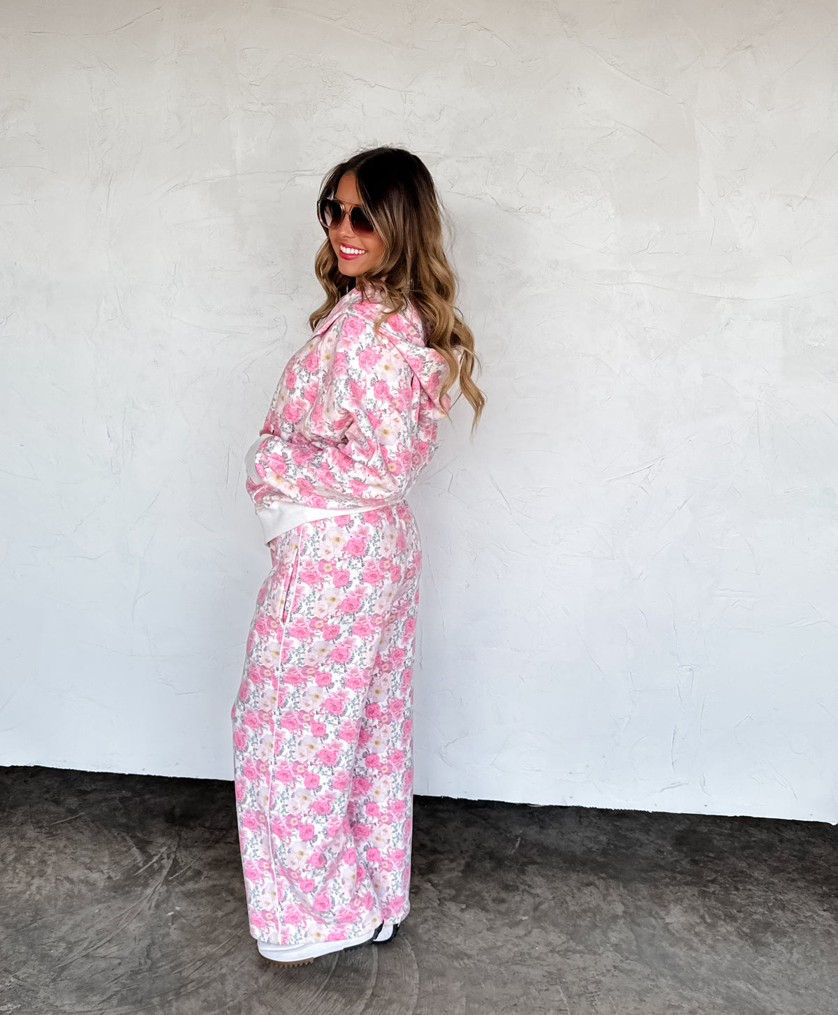 FLORAL & CHEETAH DRIFT AWAY JOGGERS