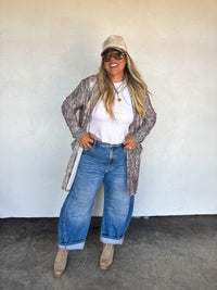 WOODLAND CAMO LOLA CARDIGAN