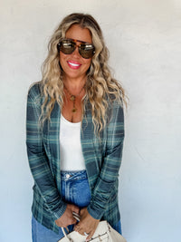 PLAID LOLA CARDIGANS