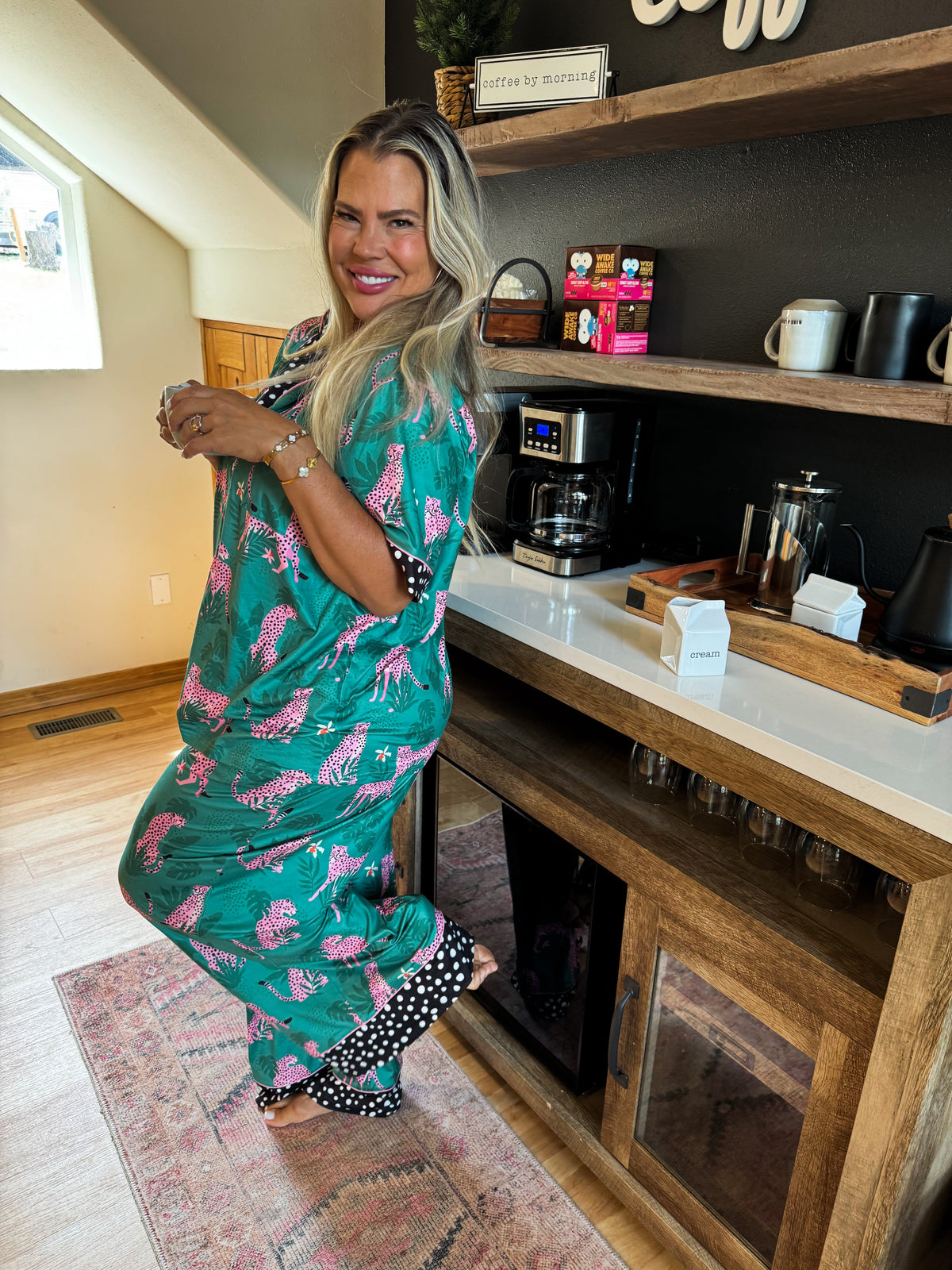 LEOPARD & CHEETAH STAR LUXE PJ SET