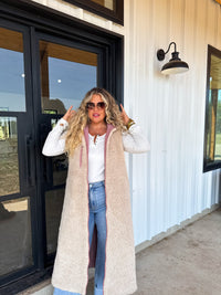 REVERSIBLE SHERPA PUFFER VEST