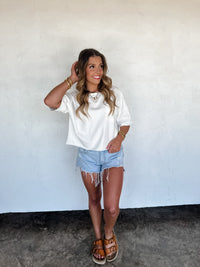 SUNKISSED CUTOFF SHORTS
