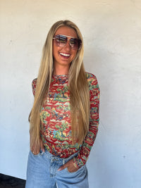 DESERT DREAMS DRESS IT UP MESH TOPS