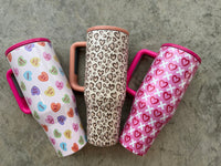 VALENTINES STAINLESS STEEL TUMBLERS