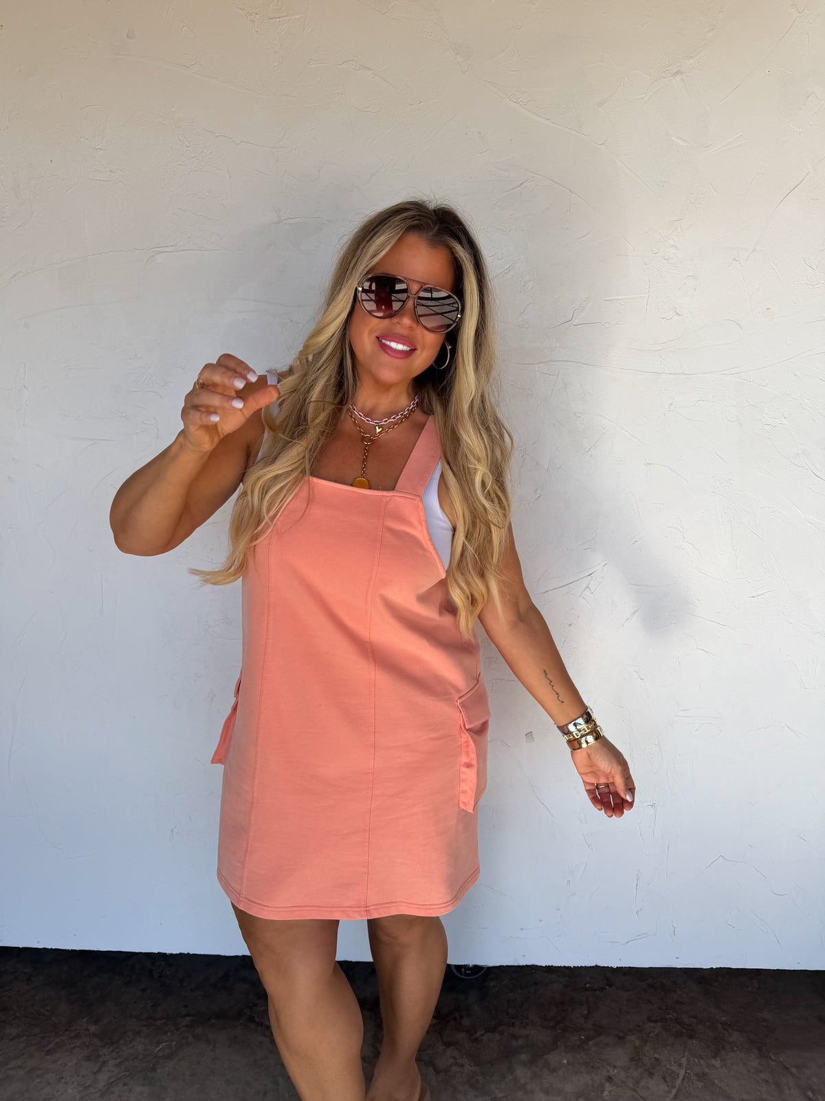 SPRING MILLIE OVERALL DRESS