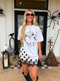 COSMIC CHARM LACE SKIRT