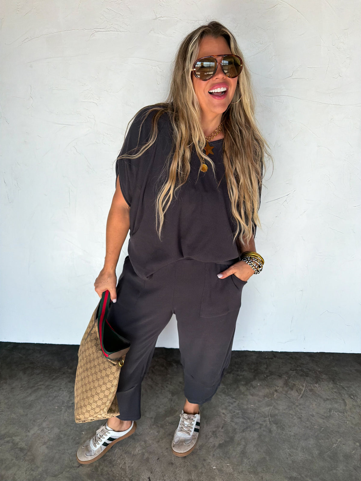 KEATON WAFFLE LOUNGE SETS