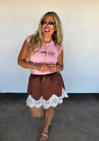 PRETTY LITTLE LACE SKIRT