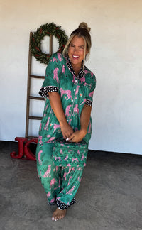 LEOPARD & CHEETAH STAR LUXE PJ SET