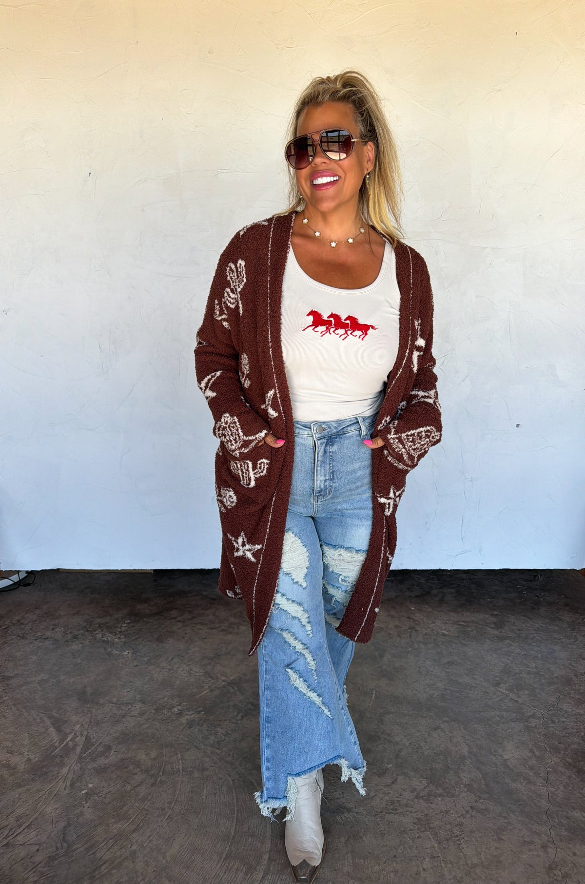 WESTERN CLOUD CARDIGAN