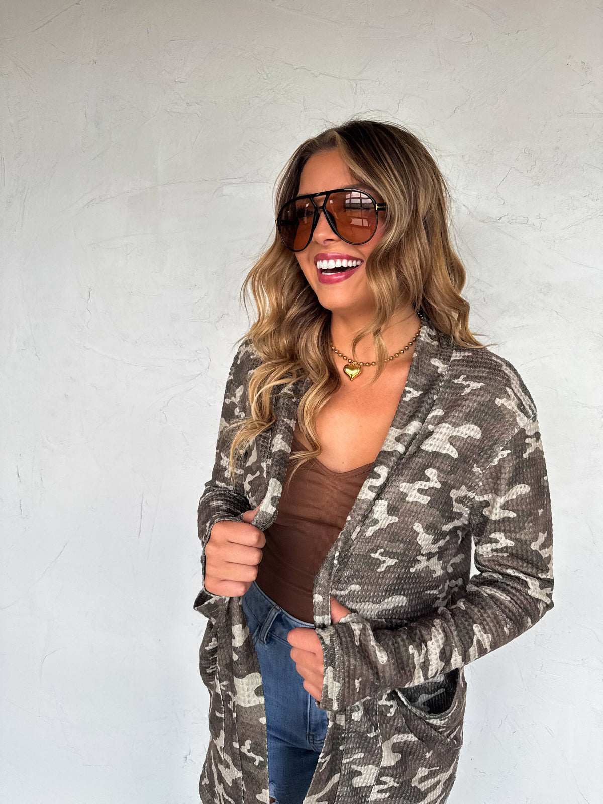 CAMO & CHEETAH PRINT LOLA CARDIGAN