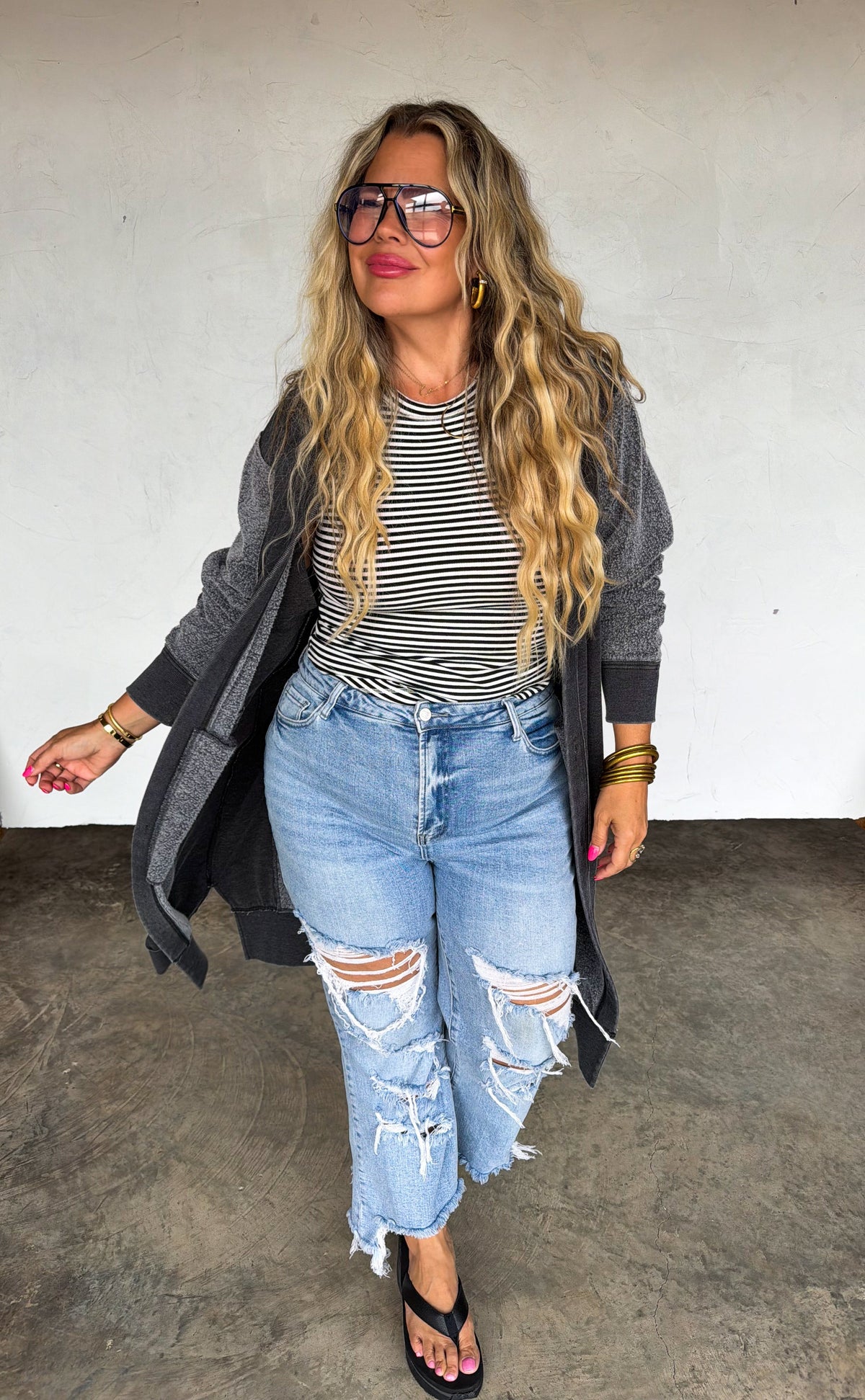 URBAN DISTRESSED CROP JEAN