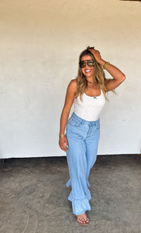 SUMMER ROMANCE EYELETT BODYSUIT