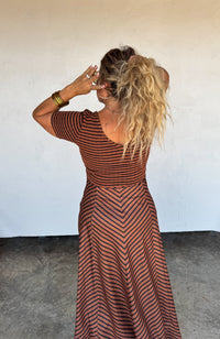 CALISTA STRIPE DRESS
